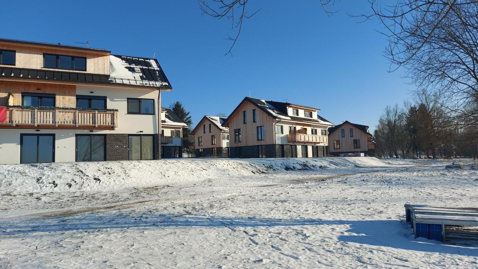 Lipno Apartments Bergmax, Ski Areal Lipno 16Min Dojezd - Resort Male Lipno S Terasou A Zahradkou, Parking Free Černá v Pošumaví Dış mekan fotoğraf