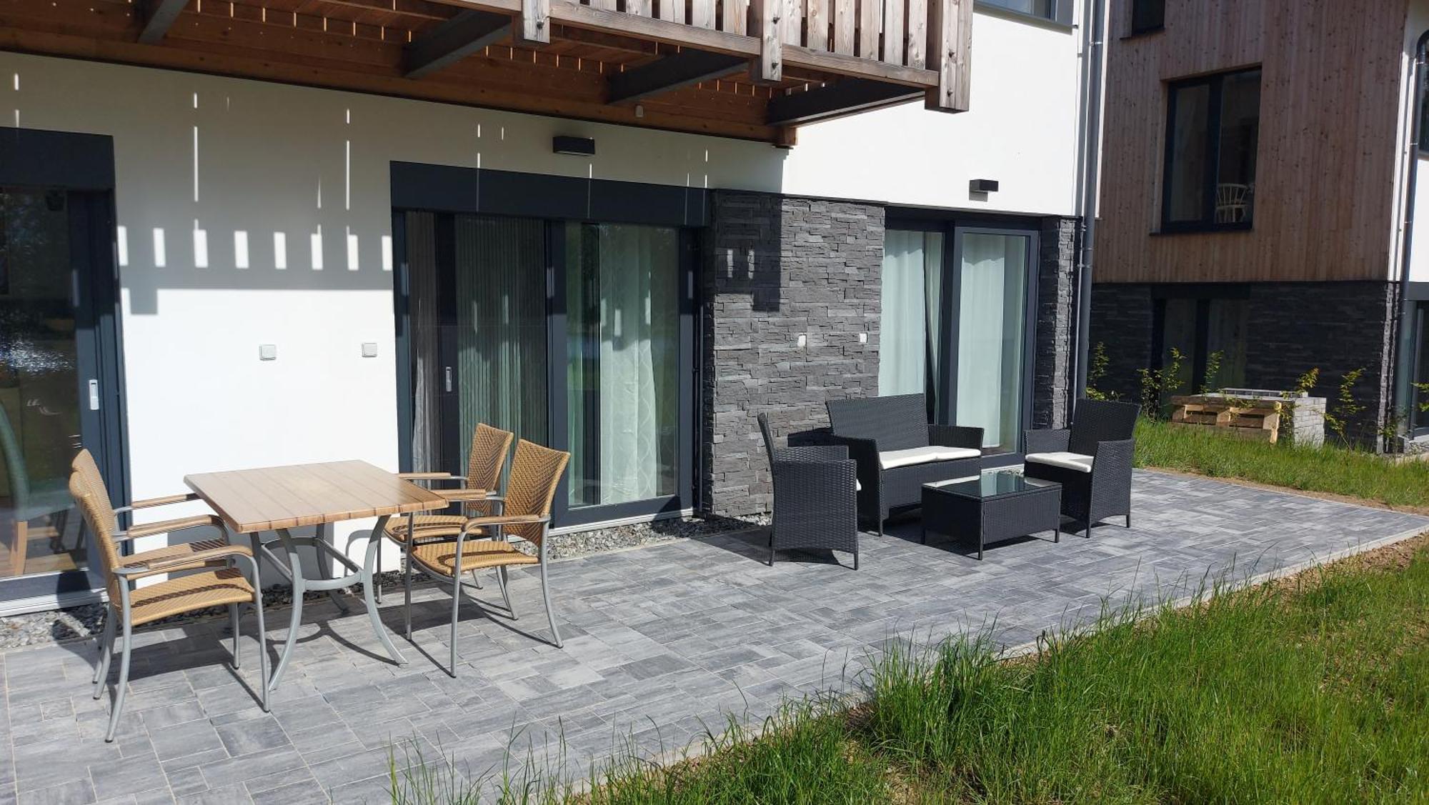 Lipno Apartments Bergmax, Ski Areal Lipno 16Min Dojezd - Resort Male Lipno S Terasou A Zahradkou, Parking Free Černá v Pošumaví Dış mekan fotoğraf