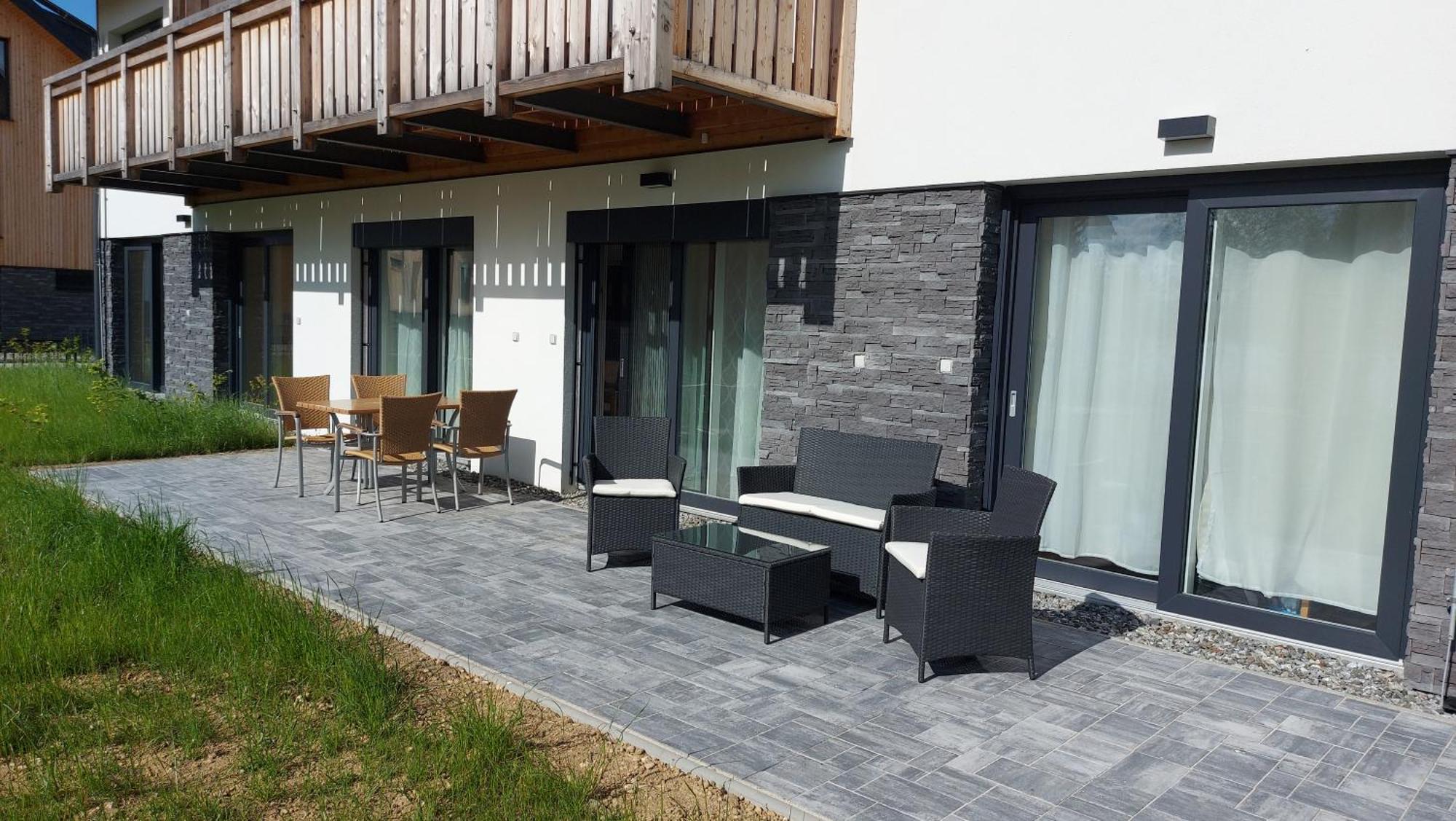 Lipno Apartments Bergmax, Ski Areal Lipno 16Min Dojezd - Resort Male Lipno S Terasou A Zahradkou, Parking Free Černá v Pošumaví Dış mekan fotoğraf