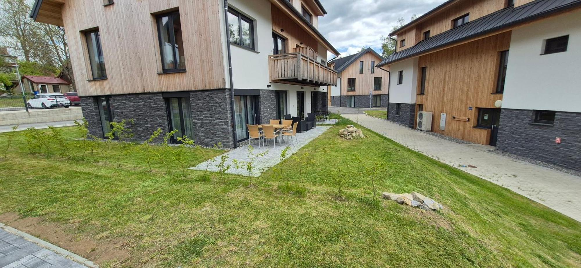 Lipno Apartments Bergmax, Ski Areal Lipno 16Min Dojezd - Resort Male Lipno S Terasou A Zahradkou, Parking Free Černá v Pošumaví Dış mekan fotoğraf