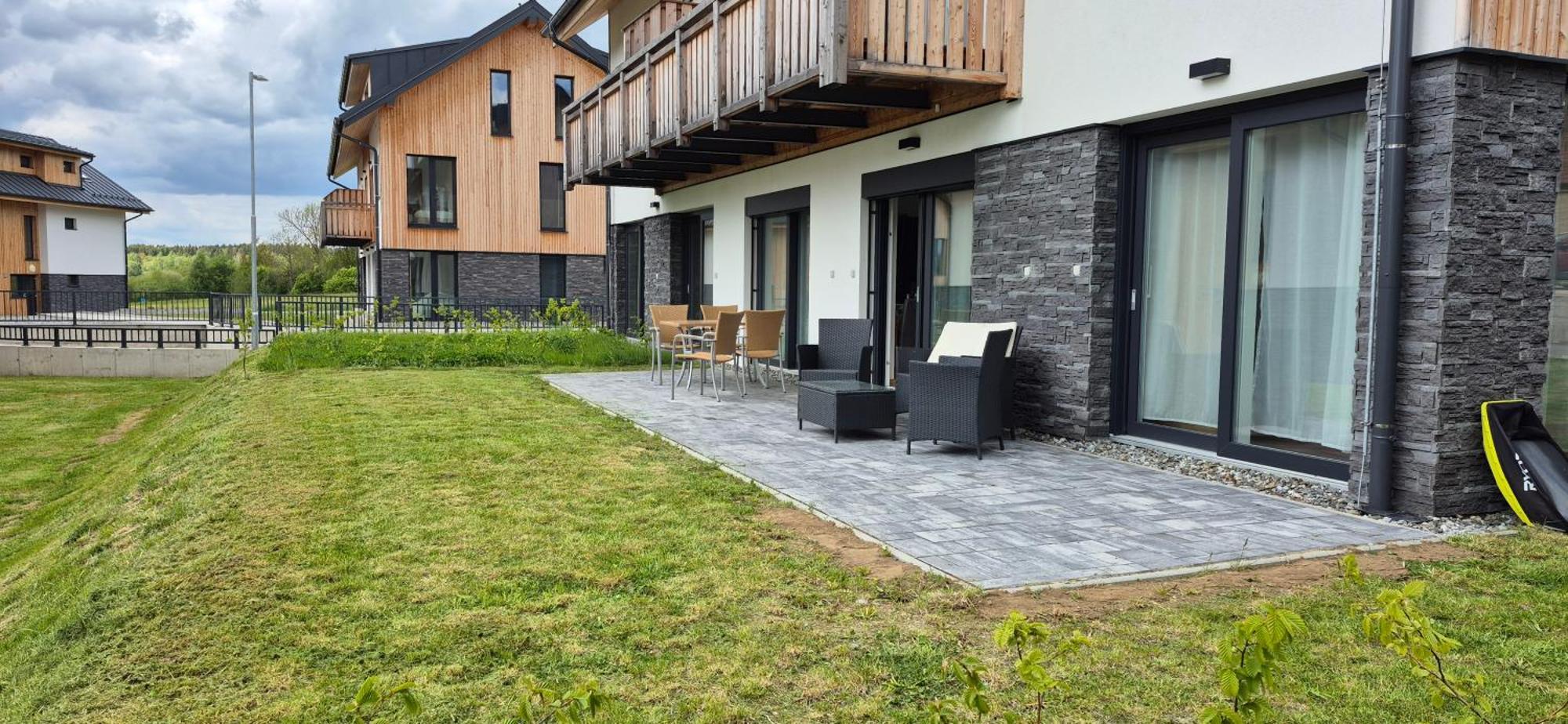 Lipno Apartments Bergmax, Ski Areal Lipno 16Min Dojezd - Resort Male Lipno S Terasou A Zahradkou, Parking Free Černá v Pošumaví Dış mekan fotoğraf